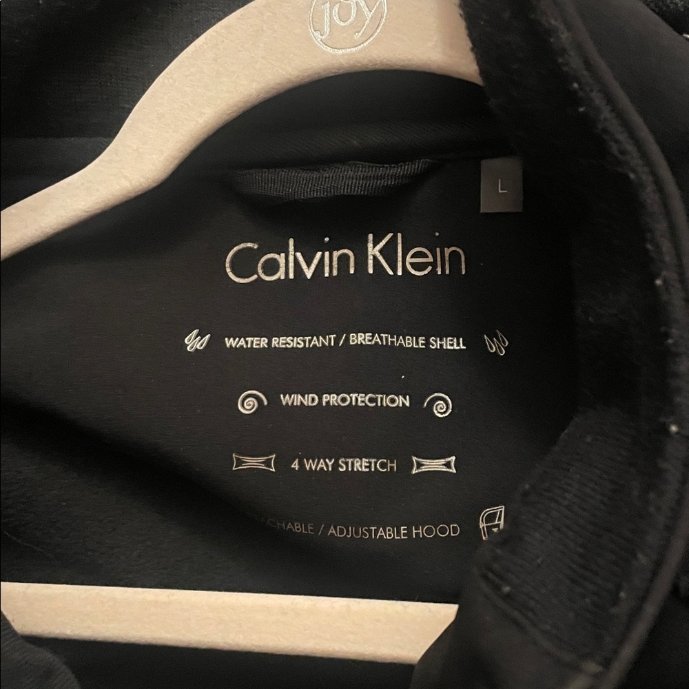 Calvin Klein Black Double-Breasted water resistant Coat - Picture 11 of 14